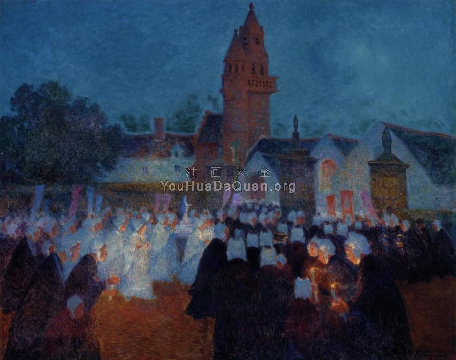 Procession at Nenvic - 费迪南德·卢瓦扬